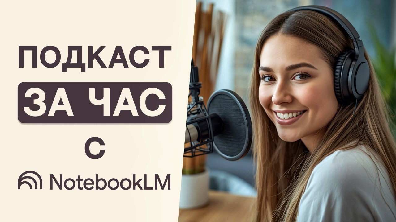 Подкаст за час с NotebookLM от Google