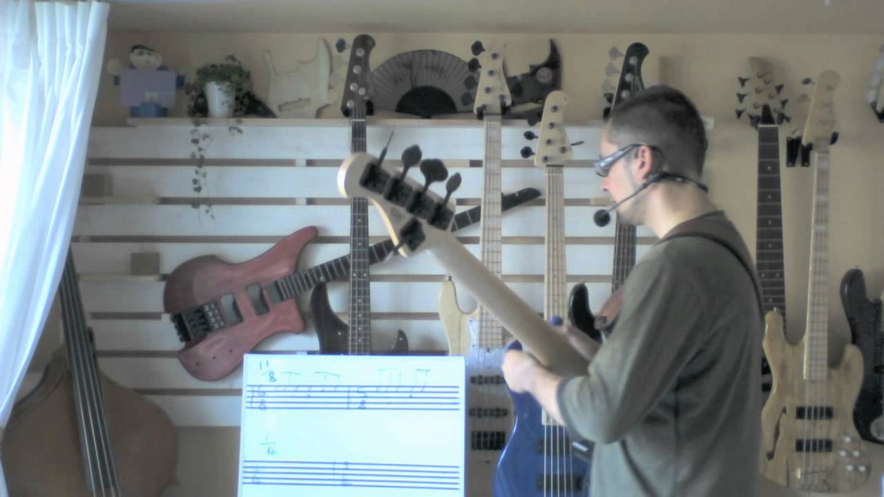 Playing in odd time signatures: 11/8 Groove and exercises.