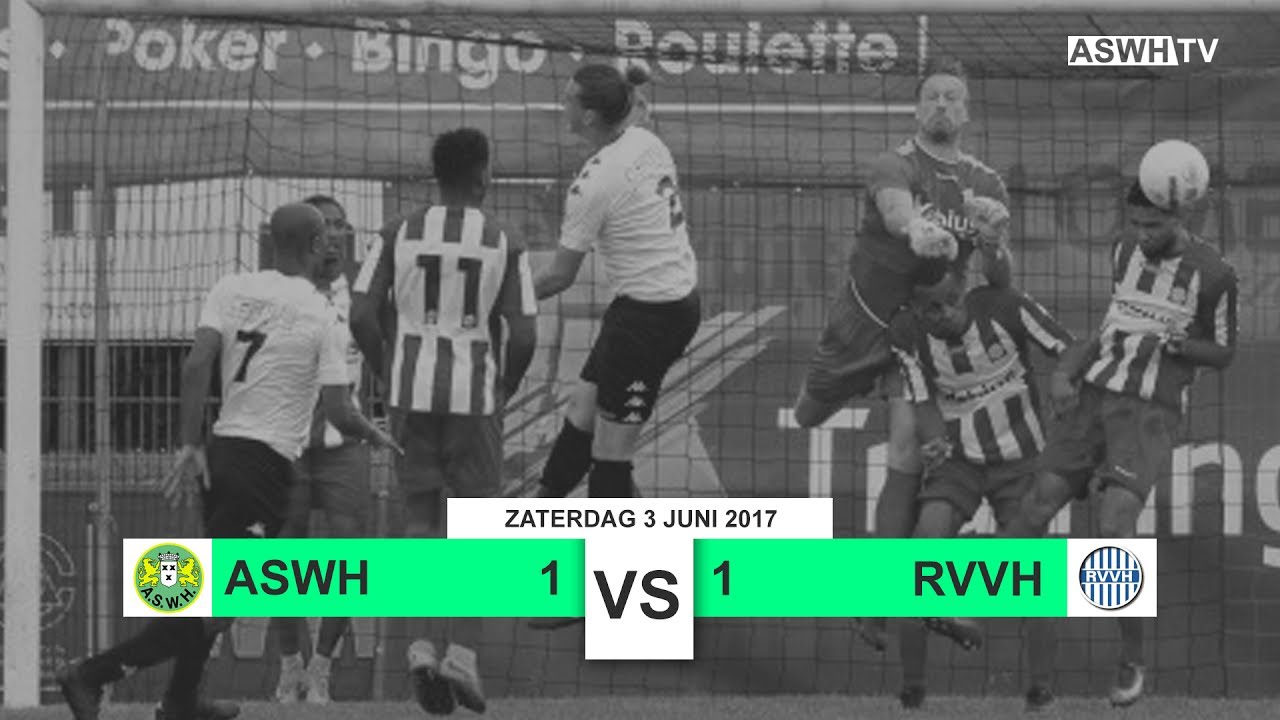 Samenvatting ASWH - RVVH 1-1 (Finale Palace Casino Cup, 03-06-2017)