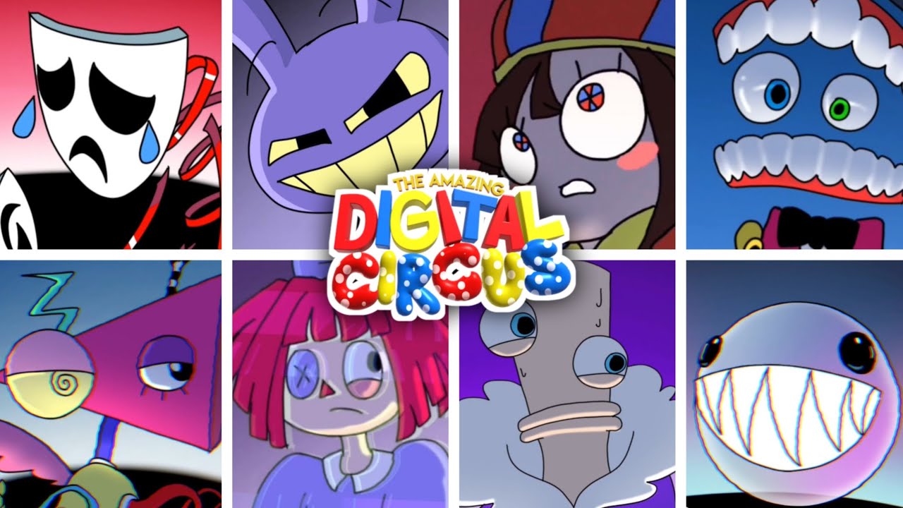 Digital Circus Transformation Compilation part 1 | The Digital Circus Animation (NON CANON)