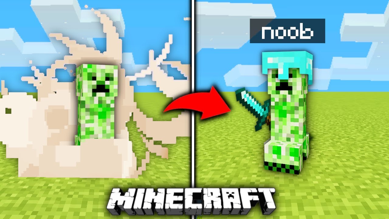 MINECRAFT ale ZAMIENIAM SIĘ W MOBA, który mnie UDERZY! *mocne*