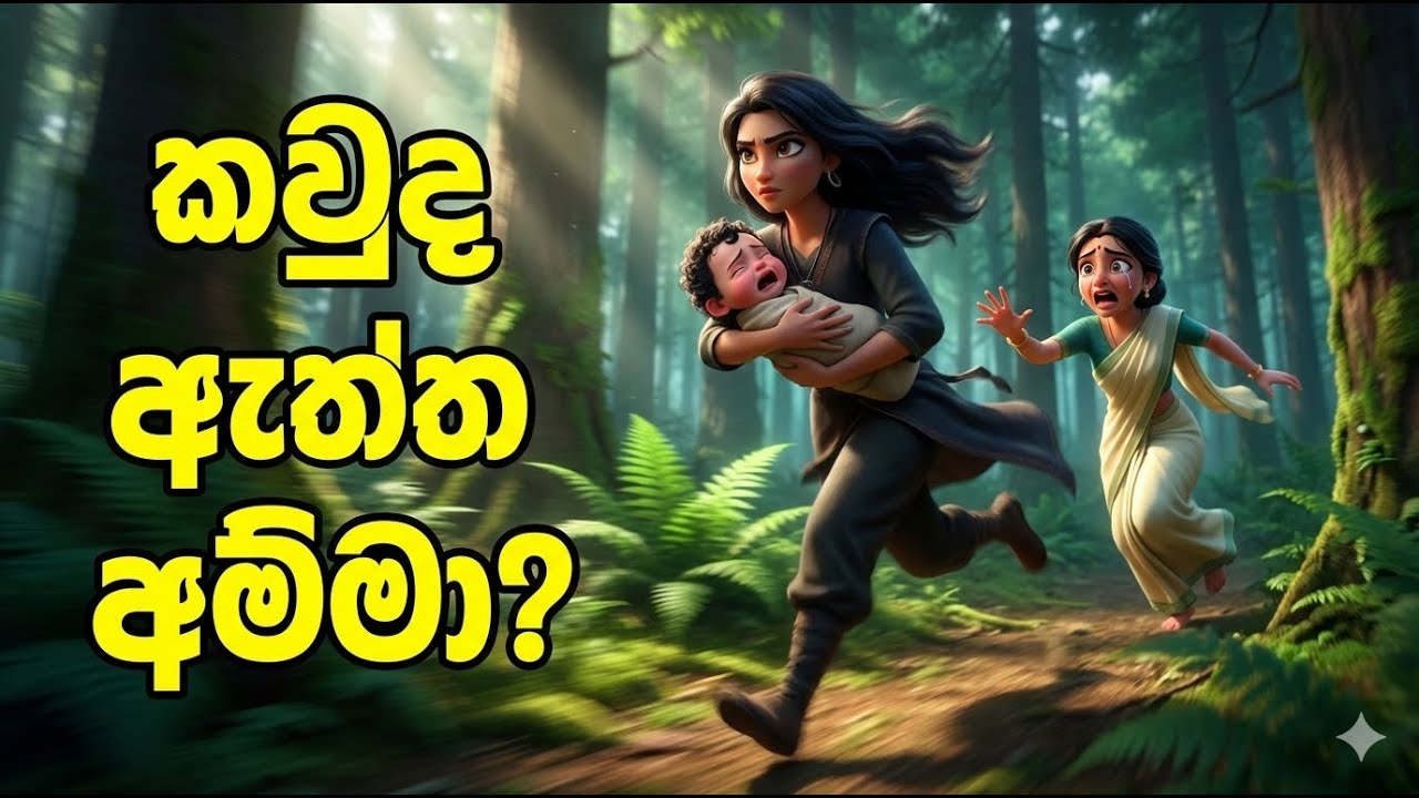කවුද ඇත්ත අම්මා – Sinhala Cartoon | Sinhala Lama Kathandara | Moral Story
