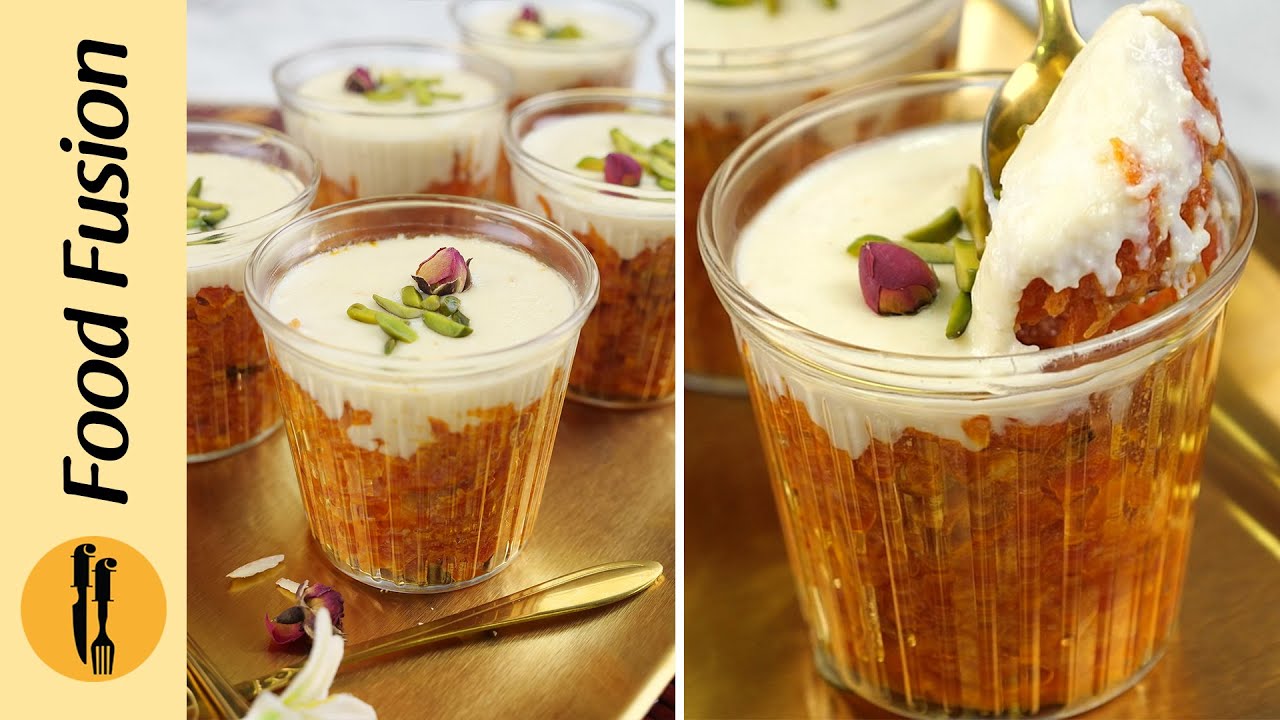 Gajar Halwa Shots 🥕👉Ramadan Special Recipe By Food Fusion