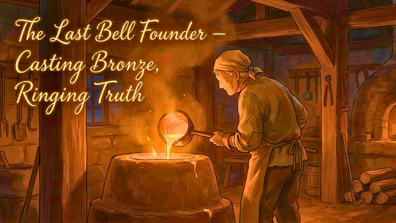 The Last Bell Founder 🔔 | Casting Bronze, Ringing Truth – A Ghibli-Inspired Journey