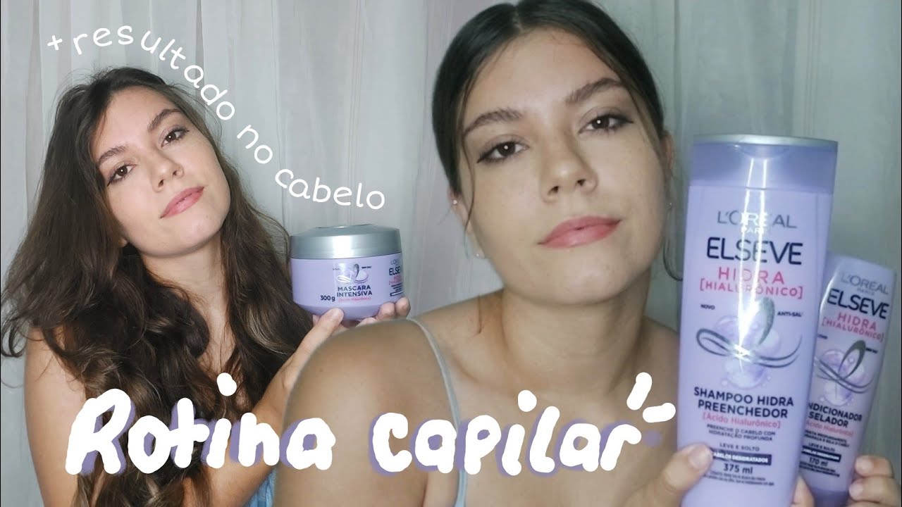 MINHA EXPERIÊNCIA COM A LINHA HIDRA HIALURÔNICO da elseve • vale a pena? | cabelo ondulado 2A