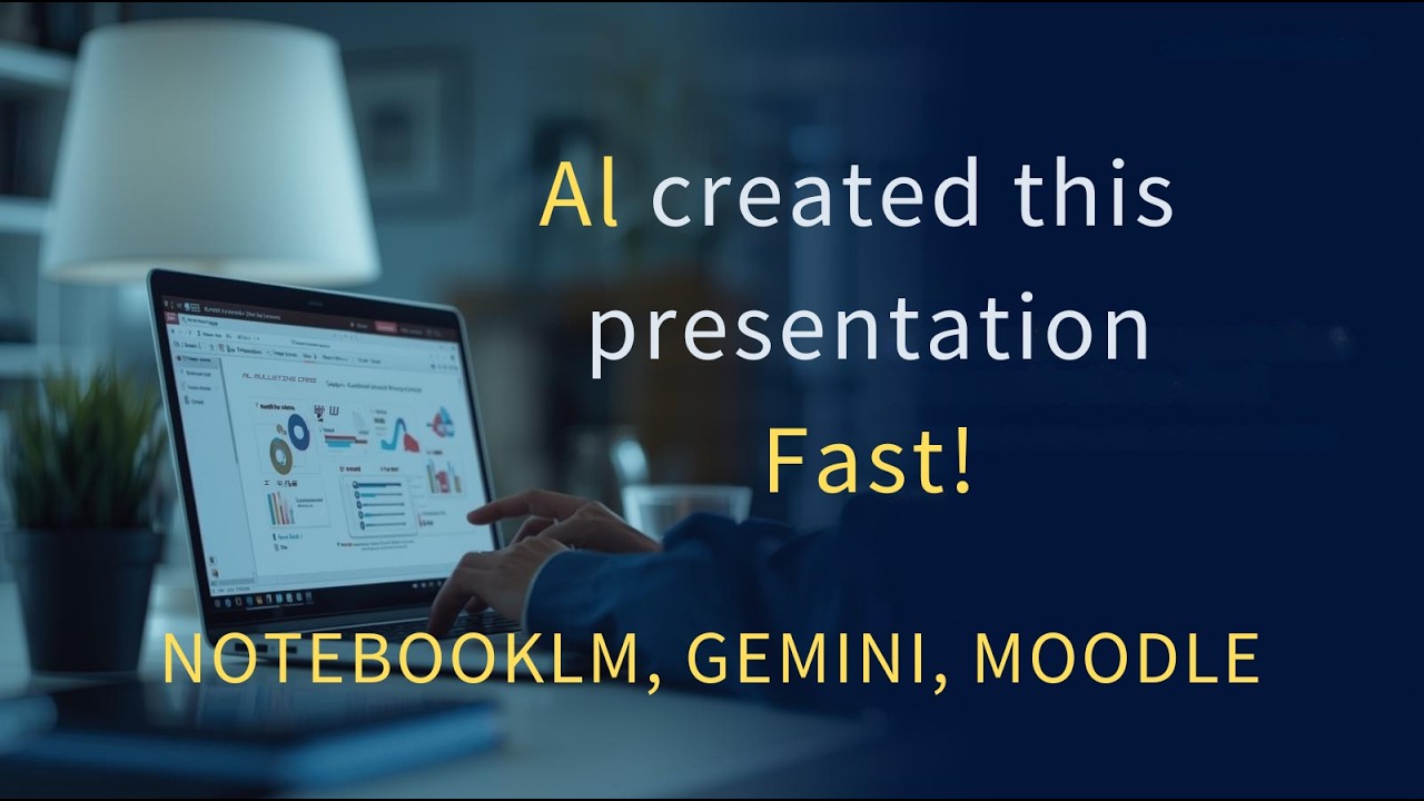 Create PowerPoint Slides with AI (NotebookLM) & Embed in Moodle | Step-by-Step Tutorial