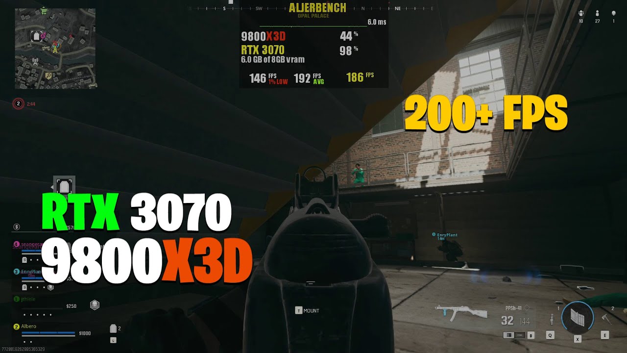 9800X3D & RTX 3070 |  Warzone