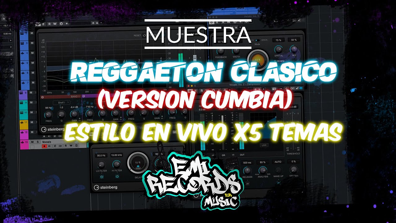 PISTA KARAOKE - REGGAETON VERSION CUMBIA - ENGANCHADO 