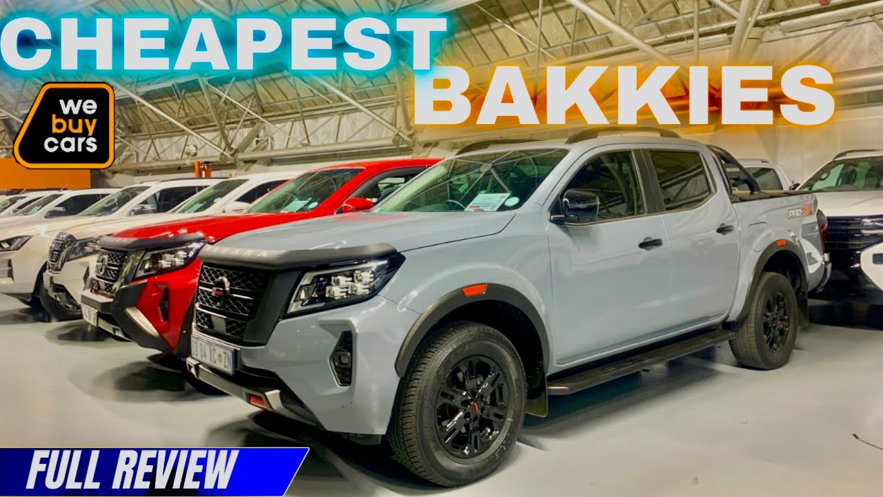 Самые дешевые бакки на сайте webuycars.com, Южная Африка