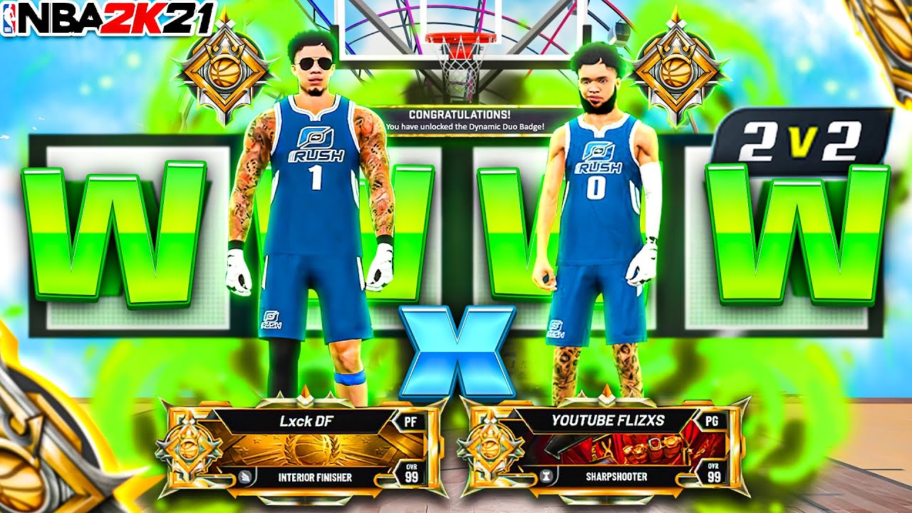 I TOOK 2 LEGENDS TO THE NEW 2v2 RUSH EVENT IN NBA2K21! BEST LEGEND BUILD NBA 2K21! NEW LEGEND GLITCH