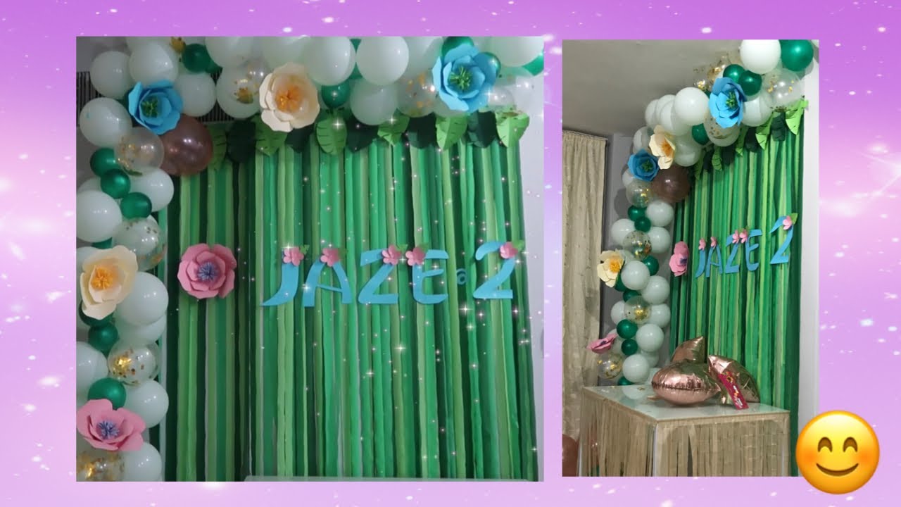 HOW TO DECORATE MOANA THEME BIRTHDAY PARTY TIME-LAPSE #moana #fyp #diy #handmade