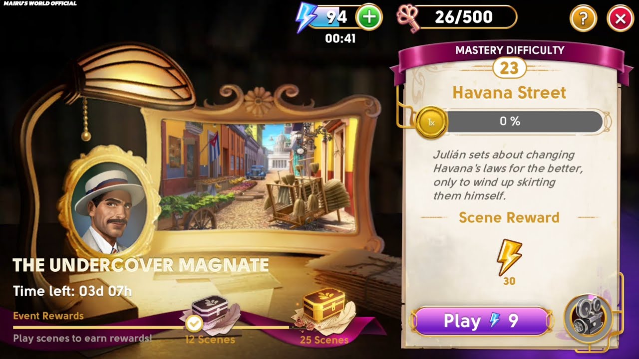 June's Journey Secrets 35 Scene 23 Havana Street Word Mode 4K ULTRA HD