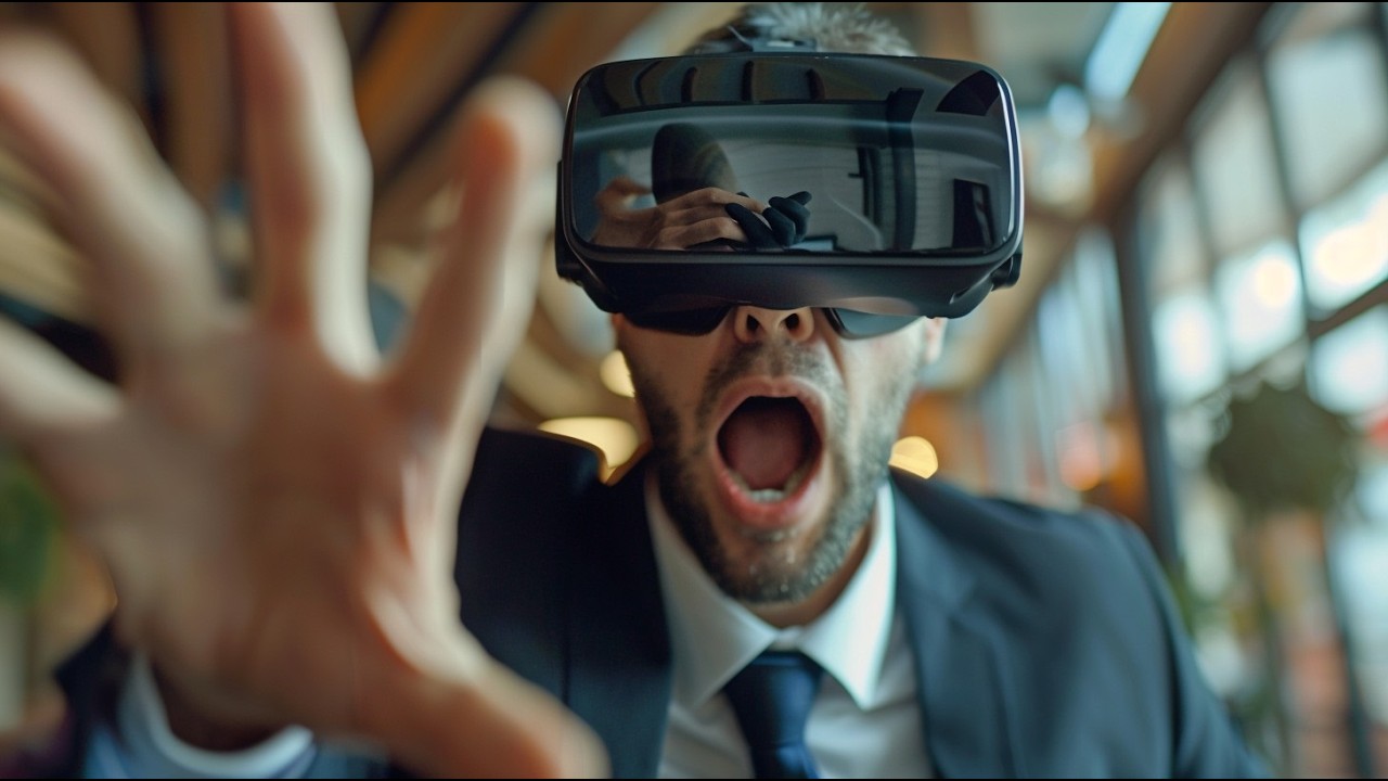 The VR was hilarious