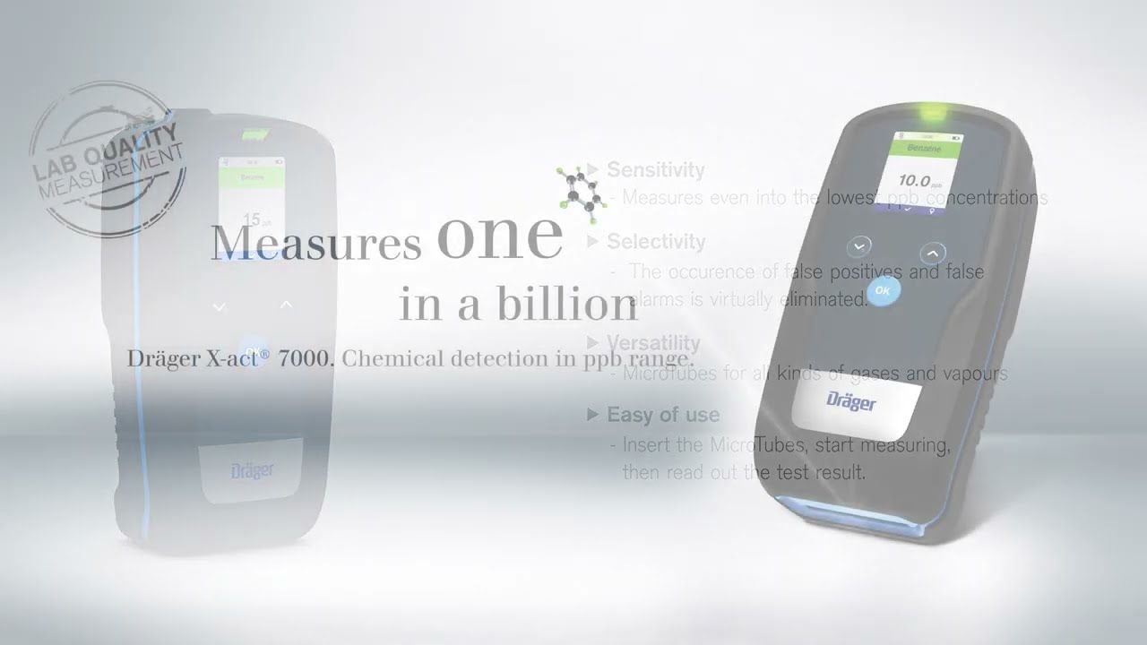 Dräger X-act® 7000 gives you precise results right on site