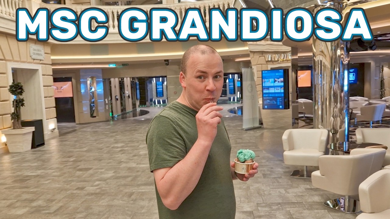 Видеоблог MSC Grandiosa — наш грандиозный круиз по Средиземному морю! 🚢