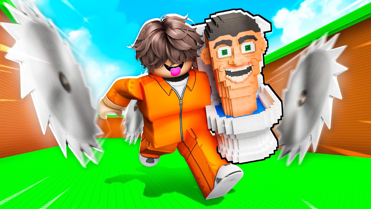 ربلوكس انقذ البرينروت من الشوك ! Escape Logs for brainrot