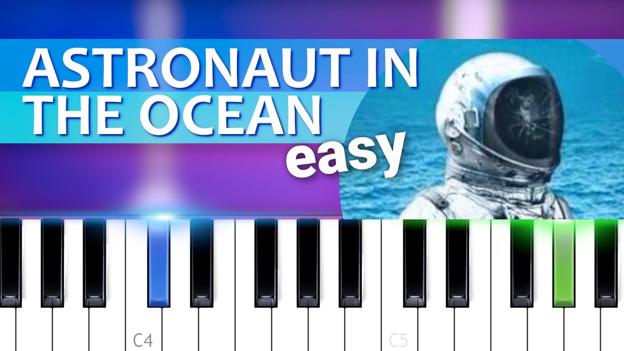 Masked Wolf - Astronaut In The Ocean | EASY PIANO TUTORIAL