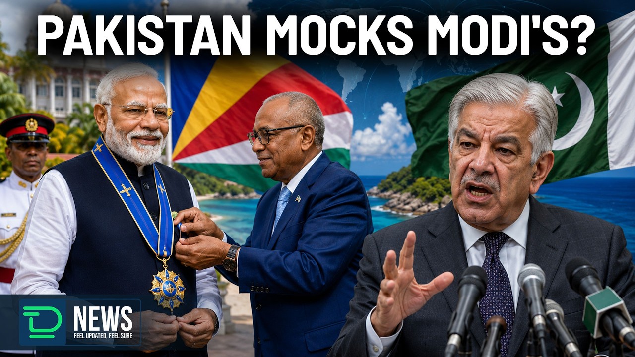Pakistan Minister Mocks PM Modi's Seychelles Award India Calls Him Mentally Unstable|Deaf Talks News