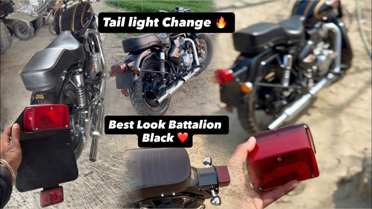 Tail Light Change🚀Bullet Best Look Battalion Black Price🤑