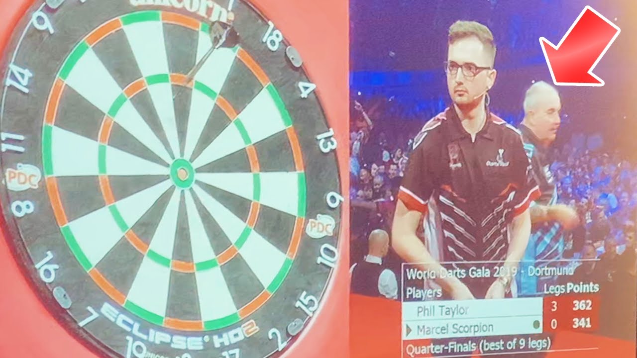 Phil Taylor vs. MarcelScorpion | Komplettes Spiel (+VERLOSUNG)