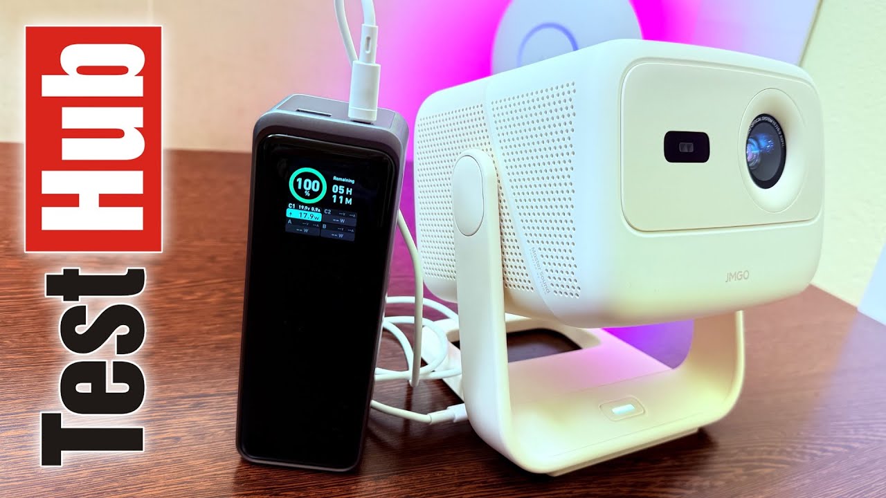JMGO N1S Nano - przenośny projektor z automatyczną kompensacją kształtu obrazu i zasilaniem USB-C
