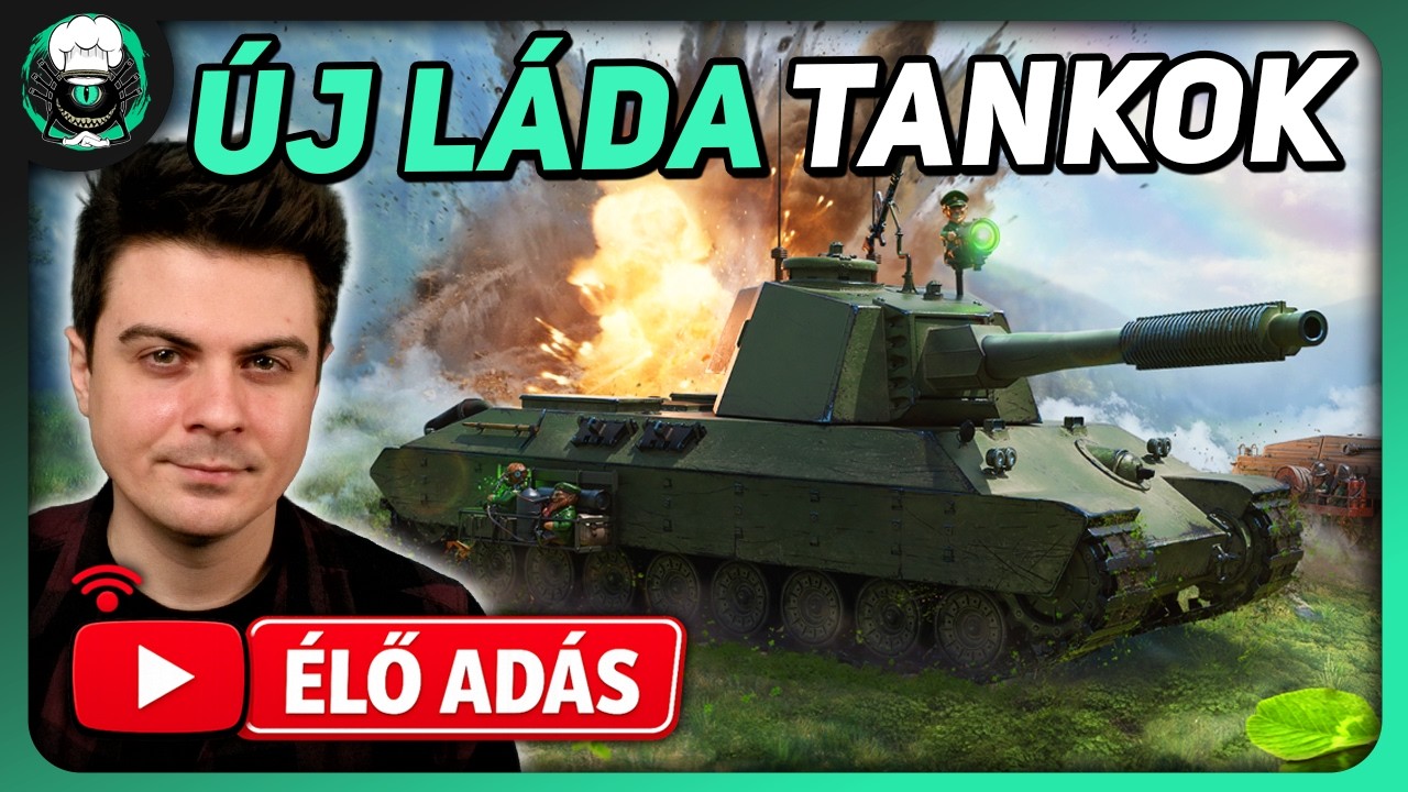 🔴Szent Patrik napi event láda tankjait tesztelem (Kame & Buryan tesztelve)