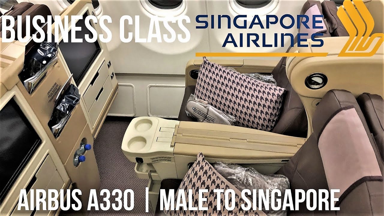 SINGAPORE AIRLINES BUSINESS CLASS AIRBUS A330-300 | MLE-SIN