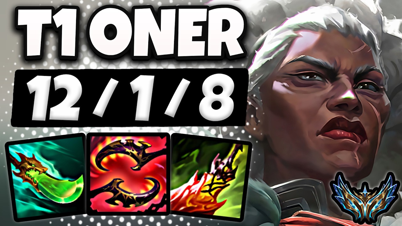 T1 Oner Ambessa vs Lee Sin [ Jungle ] Korea Challenger 2389 LP | Patch 26.7