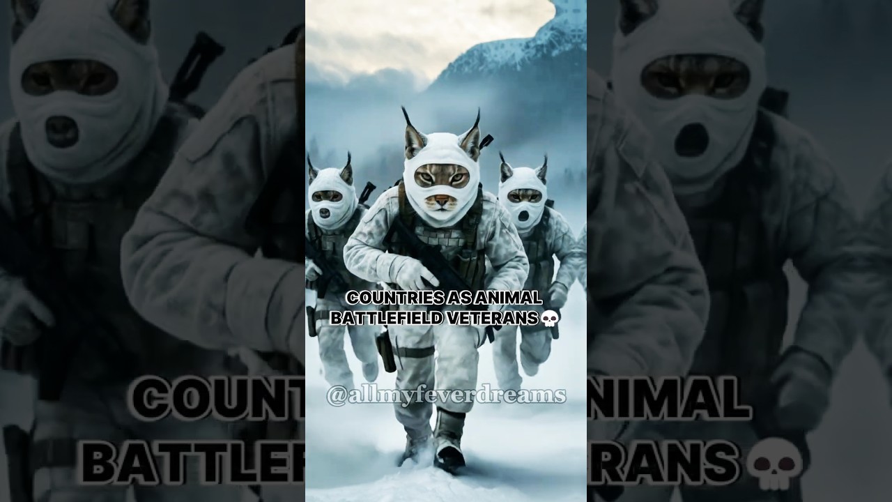 COUNTRIES AS ANIMAL BATTLEFIELD VETERANS💀