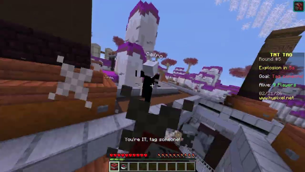 Part 6 TNT Tag Minecraft Hypixel Random games