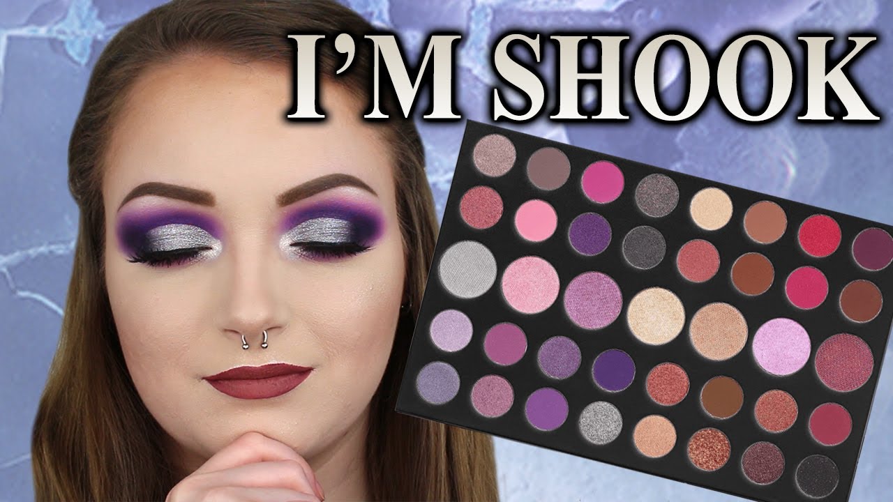 THE BEST PURPLE PALETTE?! MORPHE 39S SUCH A GEM EYESHADOW PALETTE TUTORIAL
