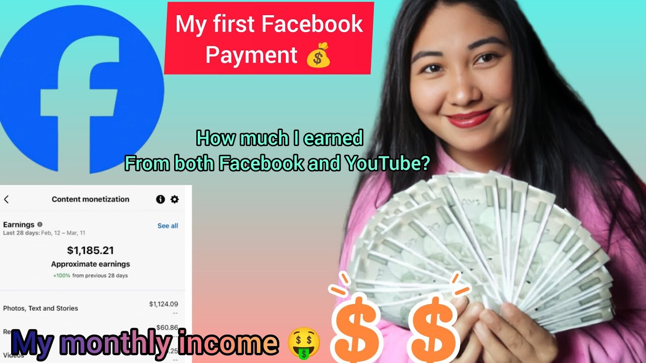 Unexpectedly I received my first Facebook payment💴😱🤑||@sheingamangnao2554 