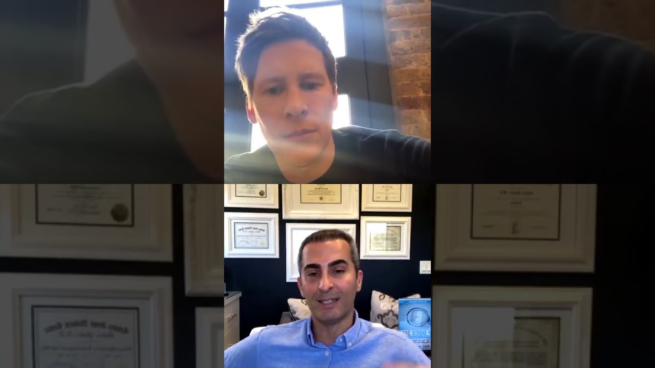 Instagram live with Dustin Lance Black and Dr. Shahin Ghadir