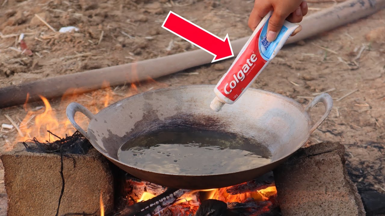 Experiment - Boiling Colgate In Hot Oil | Oil Hot Vs Colgate / Lii Xii CC 100% Working