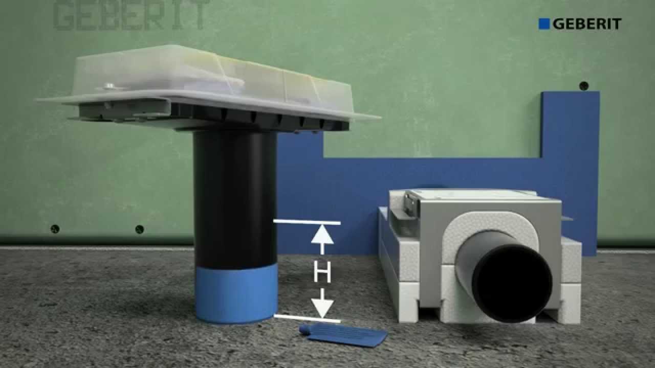 in360 __ Geberit CleanLine60 odpływ liniowy jak zamontować, instrukcja montażu