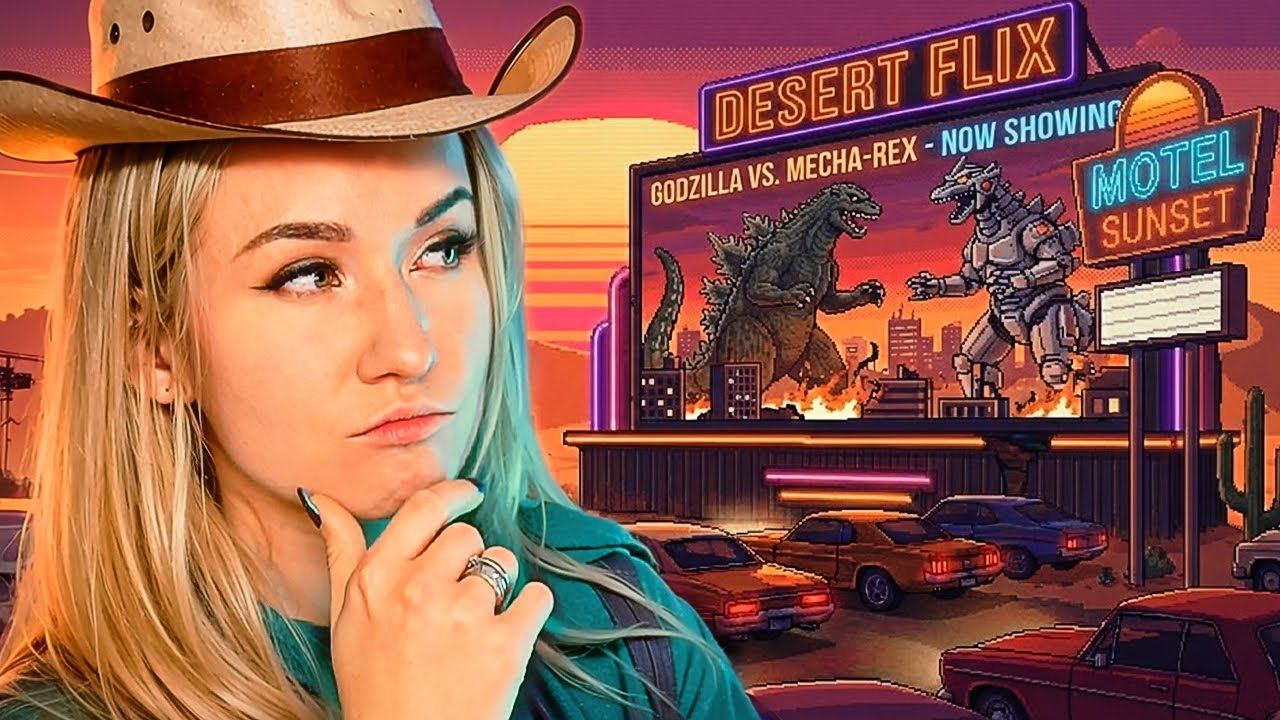 😱 Я открыла КИНОТЕАТР посреди пустыни // Sunset Motel