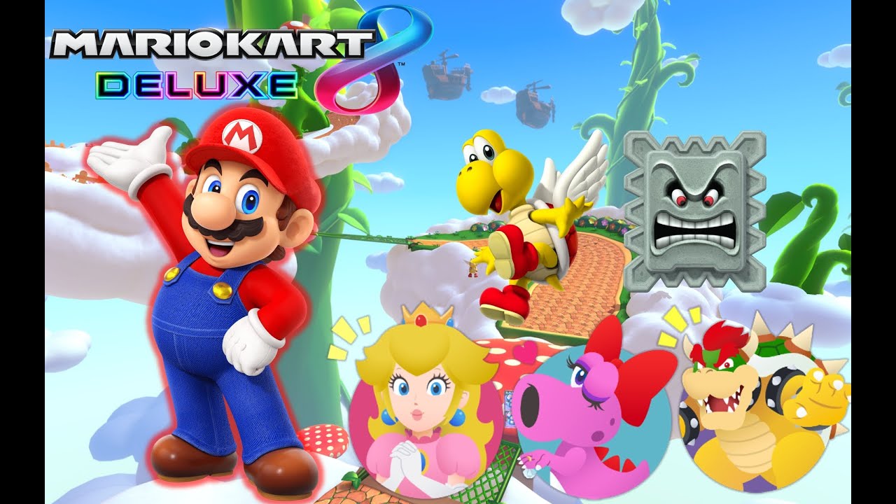 Mario Kart 8 Deluxe - 150cc Lucky Cat Cup - Mario Gameplay