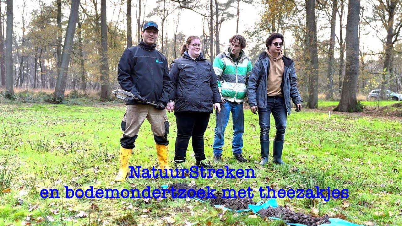 NatuurStreken en bodemonderzoek met theezakjes