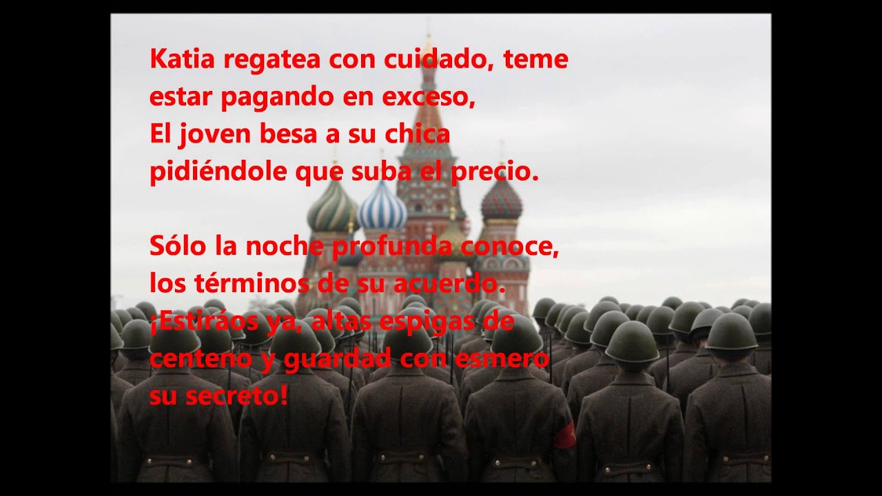 Coro del Ejercito Rojo - Korobeiniki (Subtitulado en Español)