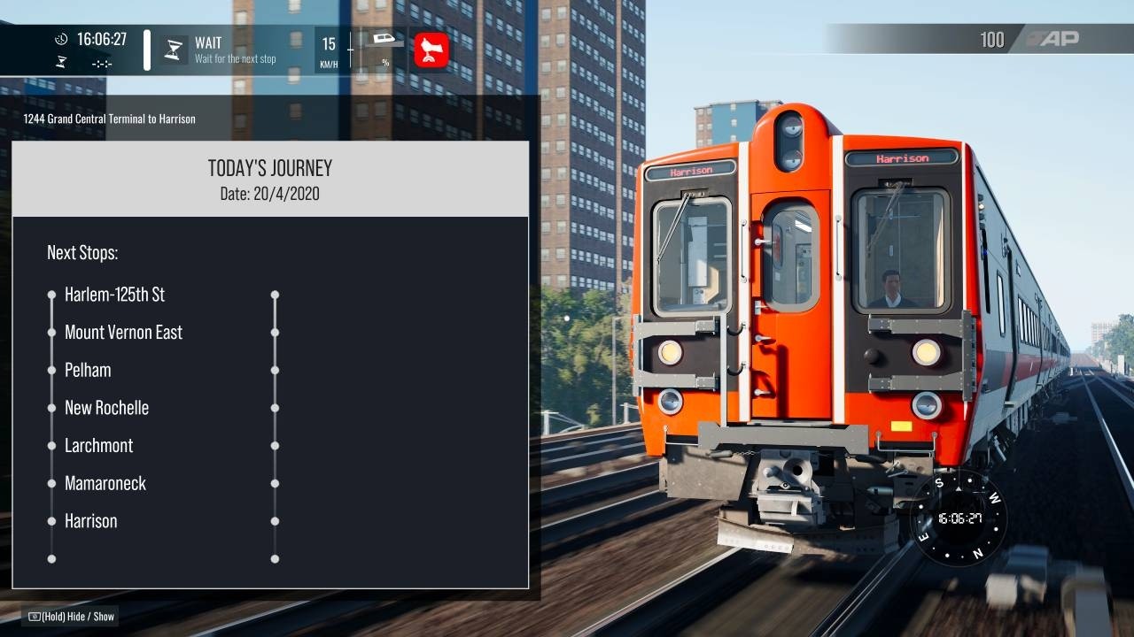 Train Sim World 6 (PS5) - (Conductor Mode) Northeast Corridor Metro-North: M8 [1244] GCT - Harrison