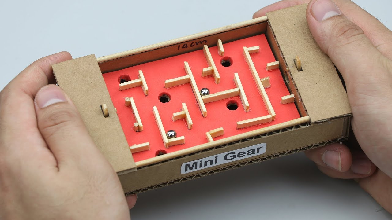 How to Make Pocket Maze Challenge