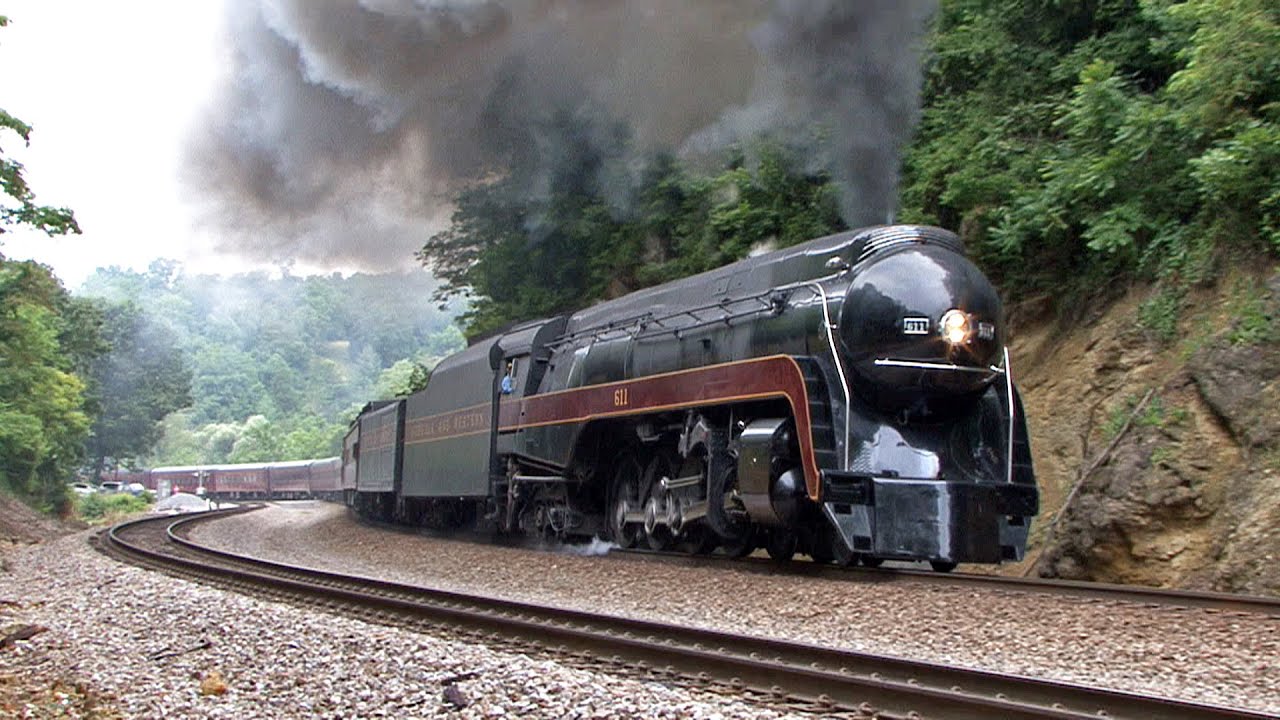 N&W 611 Reborn: Roanoke Excursions 7/3-7/4-7/5
