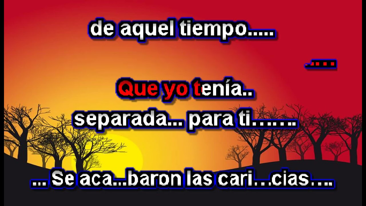 El Cejas y su Banda Fuego - Se acabon las caricias - Karaoke