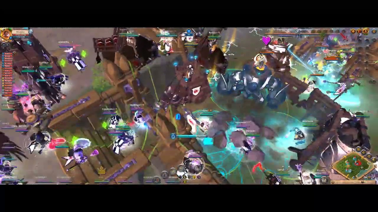 #4 Play BattleMount Chariot in Territory Defensive KIN vs JIN | POV Chariot | Albion Online (East)