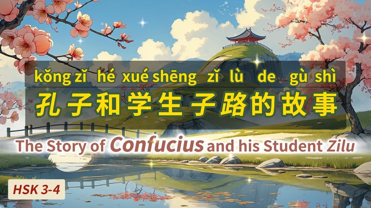 中文|English 孔子和学生子路的故事 | A story about Confucius and his student Zilu
