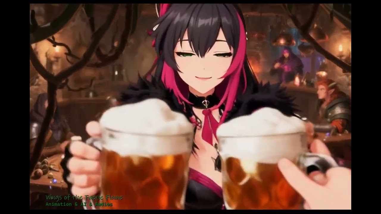 🍺 Fantasy Tavern Vibes | Anime Girls, Irish Music & Anime Fantasy Lookbook✨