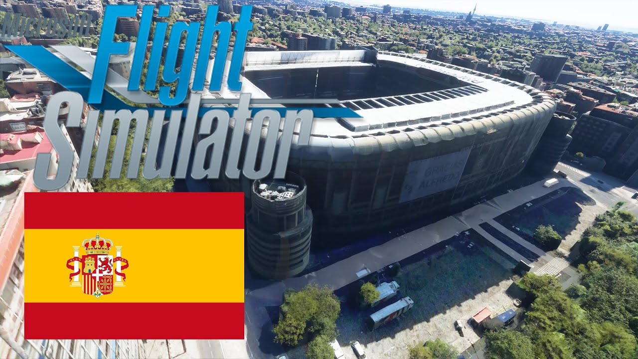 Visiting Spanish Football Stadiums in Microsoft Flight Simulator 2020