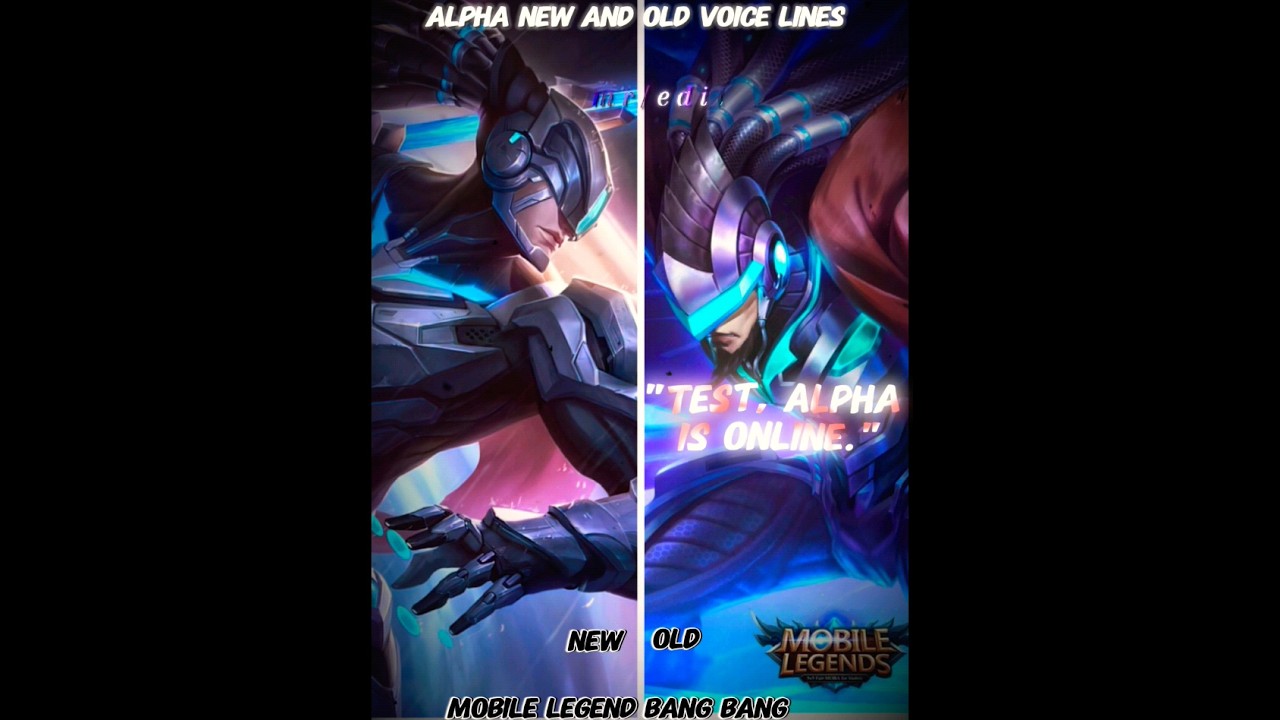 mlbb Alpha New and old voice lines 🥲😭 