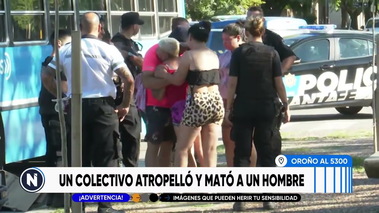 Un colectivo atropelló y mató a un hombre en zona sur | TELEFE ROSARIO