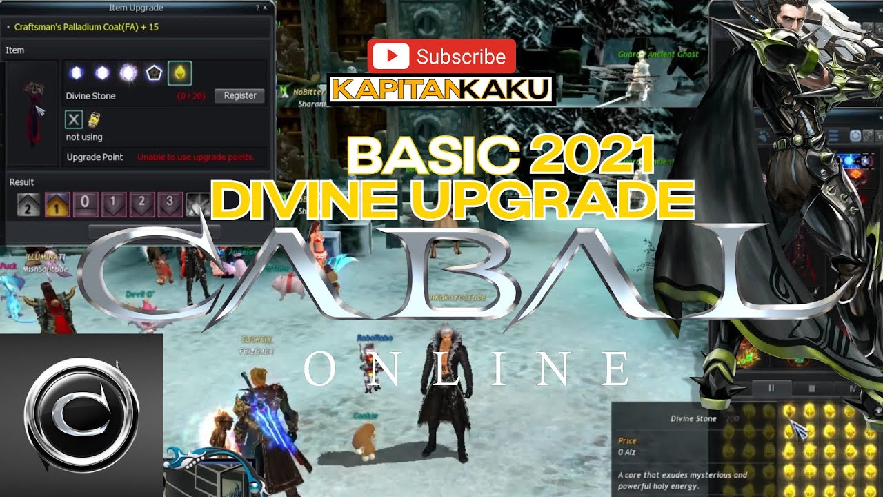 CABAL ONLINE How to Upgrade Divine Level Basic Guide